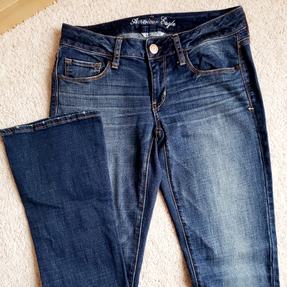 American Eagle Skinny Kick Jeans Size 6 Regular